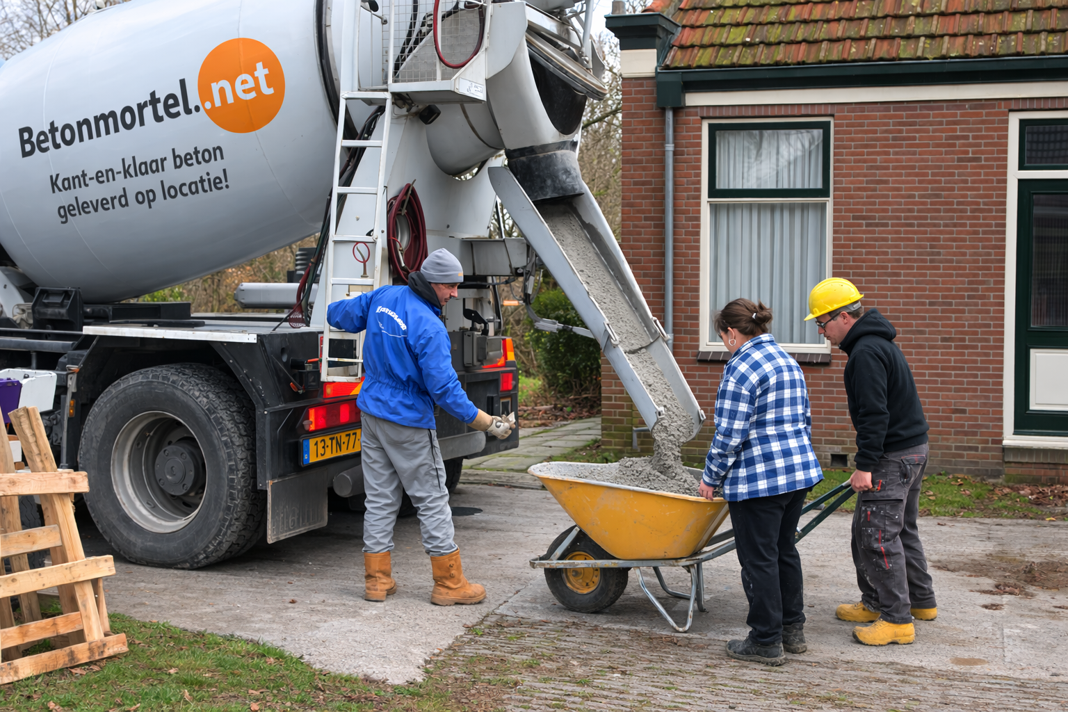 Zelf beton verwerken